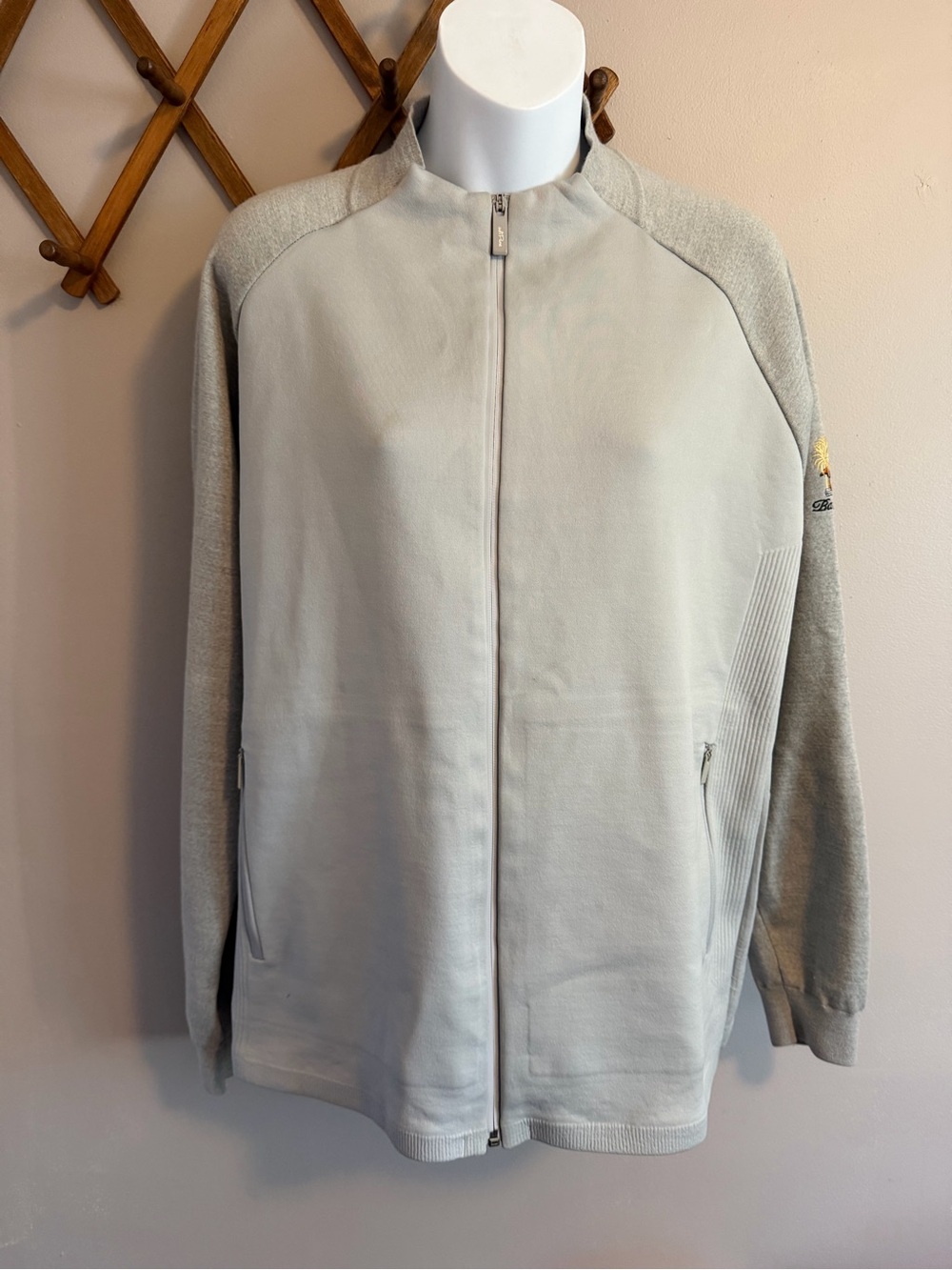 adiPure by Adidas Mens Wool Blend Golf Track Jacket M Bali Hai Resort